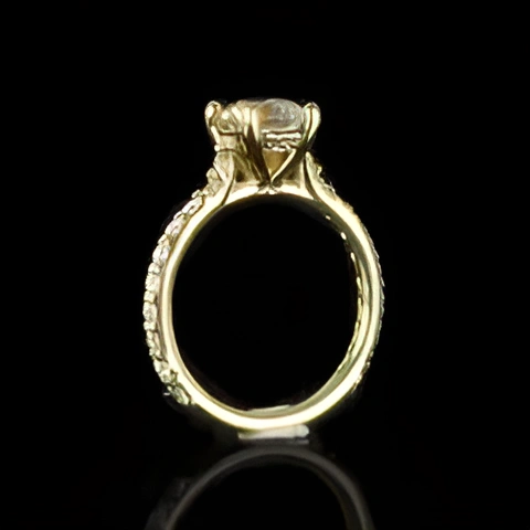 gold engagement ring