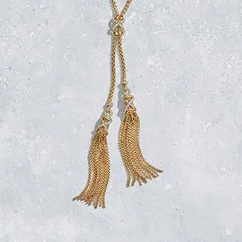 David Yurman chain necklace in gold