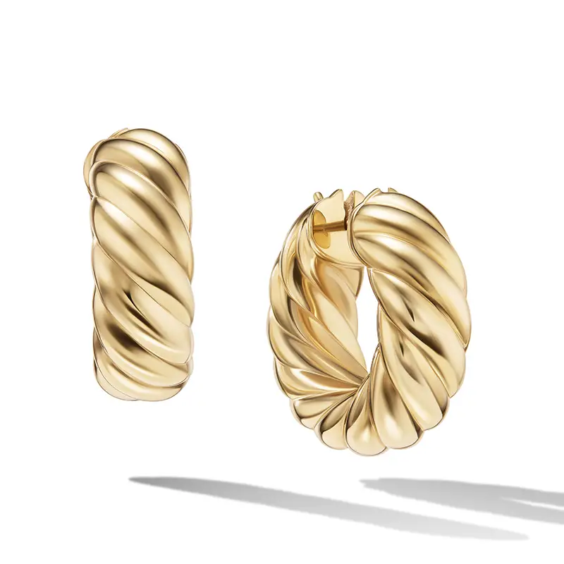 David Yurman earrings in gold