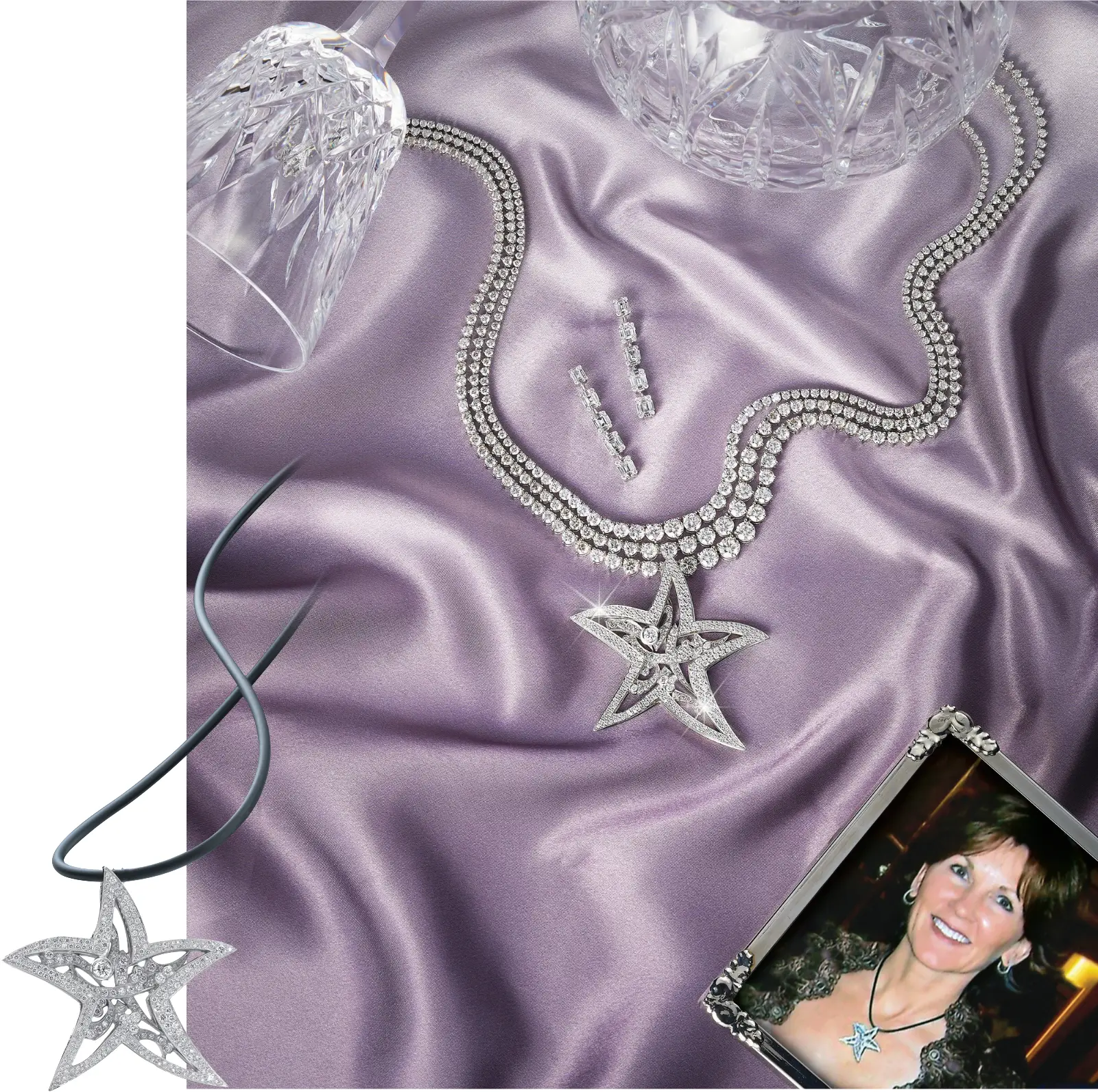 Julia's custom star necklace
