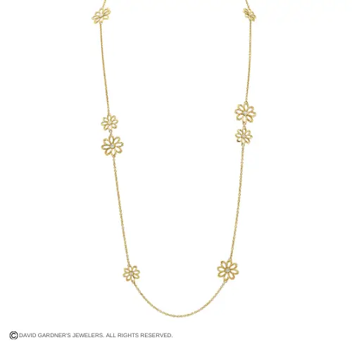 36-inch gold chain from the Bloom Collection