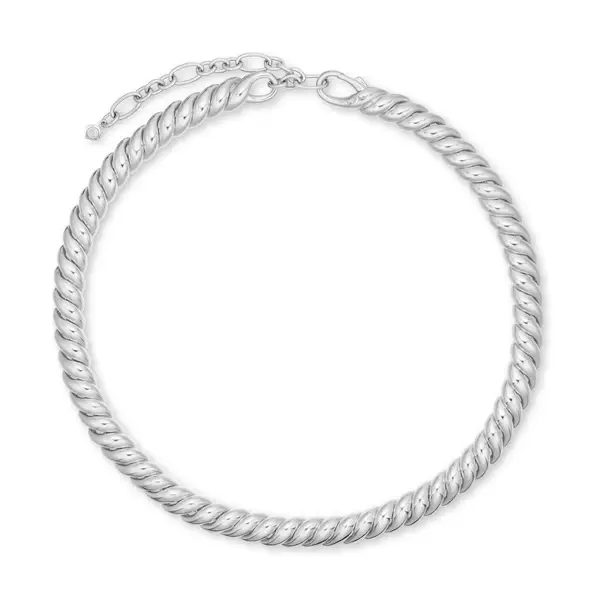 David Yurman Sculpted Cable Necklace in Silver