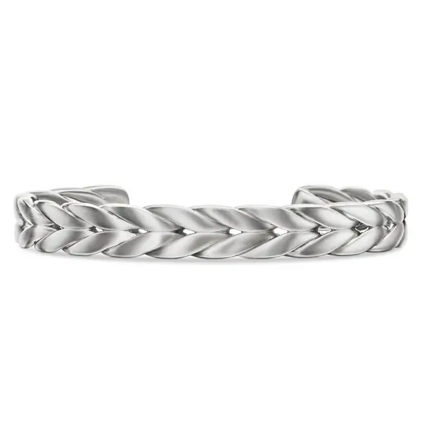 David Yurman Men's Chevron Cuff Bracelet in Sterling Silver