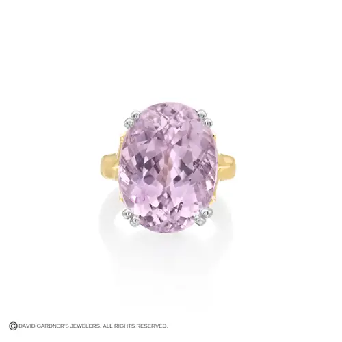 Custom Kunzite Ring 