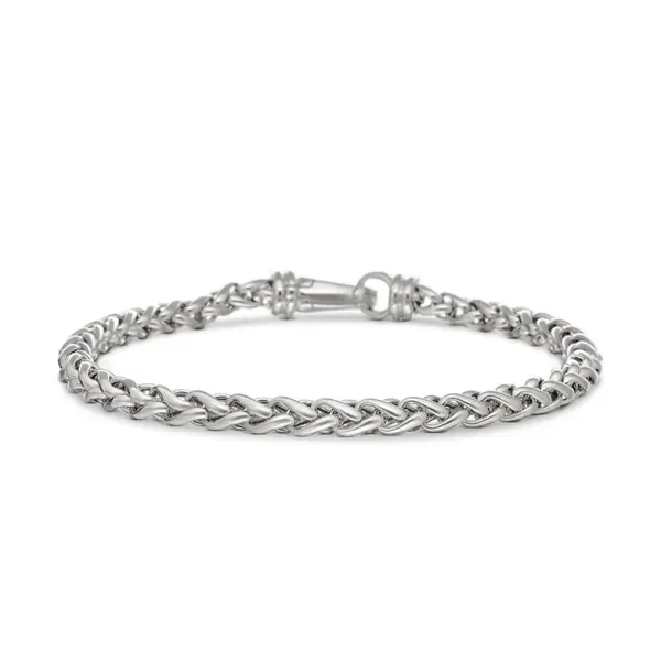 Wheat Chain Bracelet in Sterling Silver, 4mm by David Yurman at David Gardner's