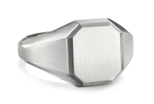 Streamline® Signet Ring in Sterling Silver, 14mm by David Yurman at David Garfner's