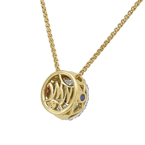 Custom Diamond Pendant Back