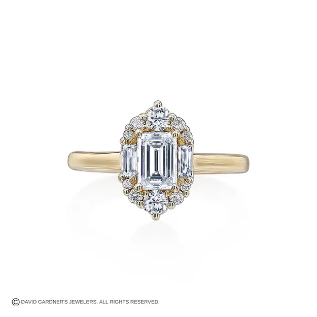 vintage inspired engagement ring